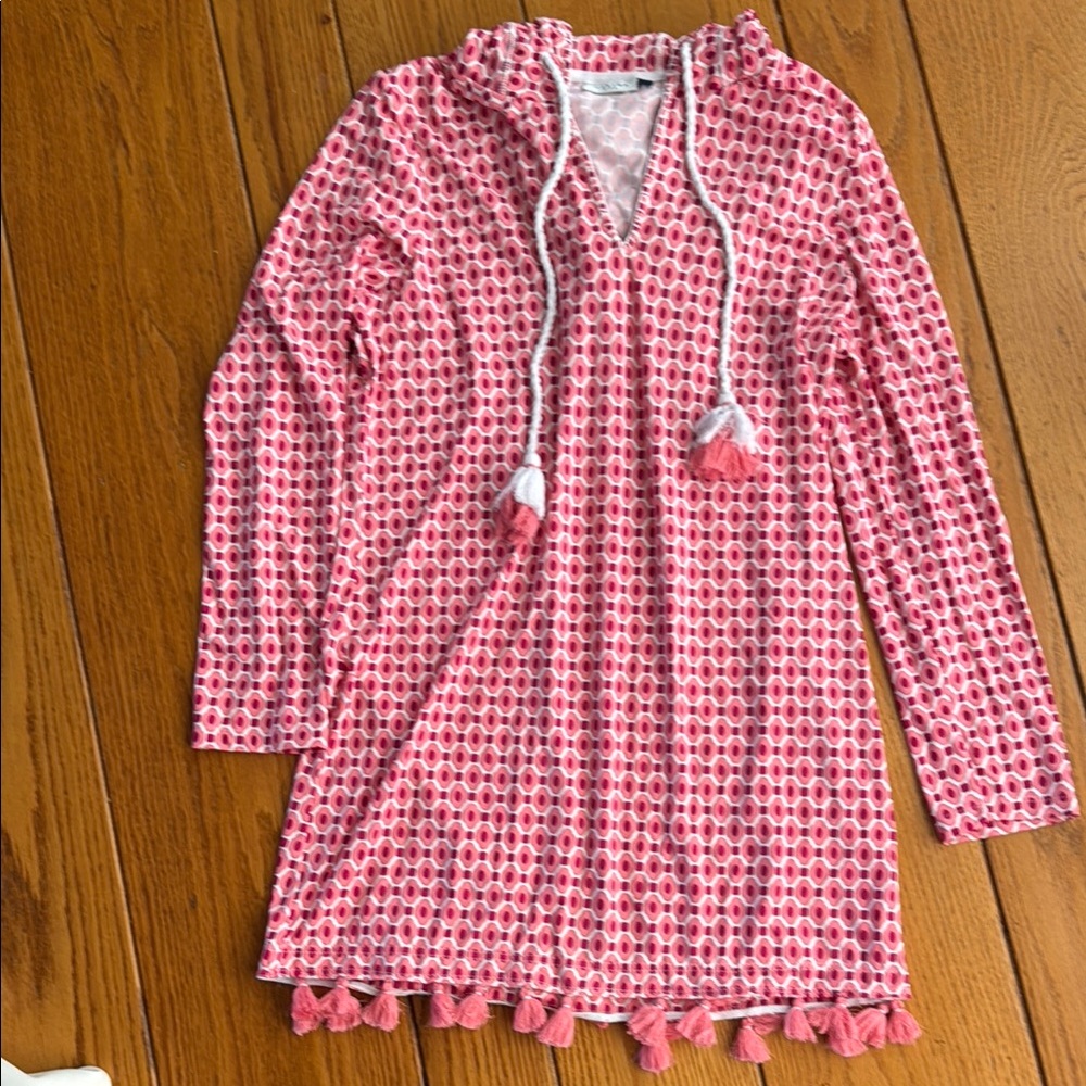 Cabana Life Pink Geometric Tunic